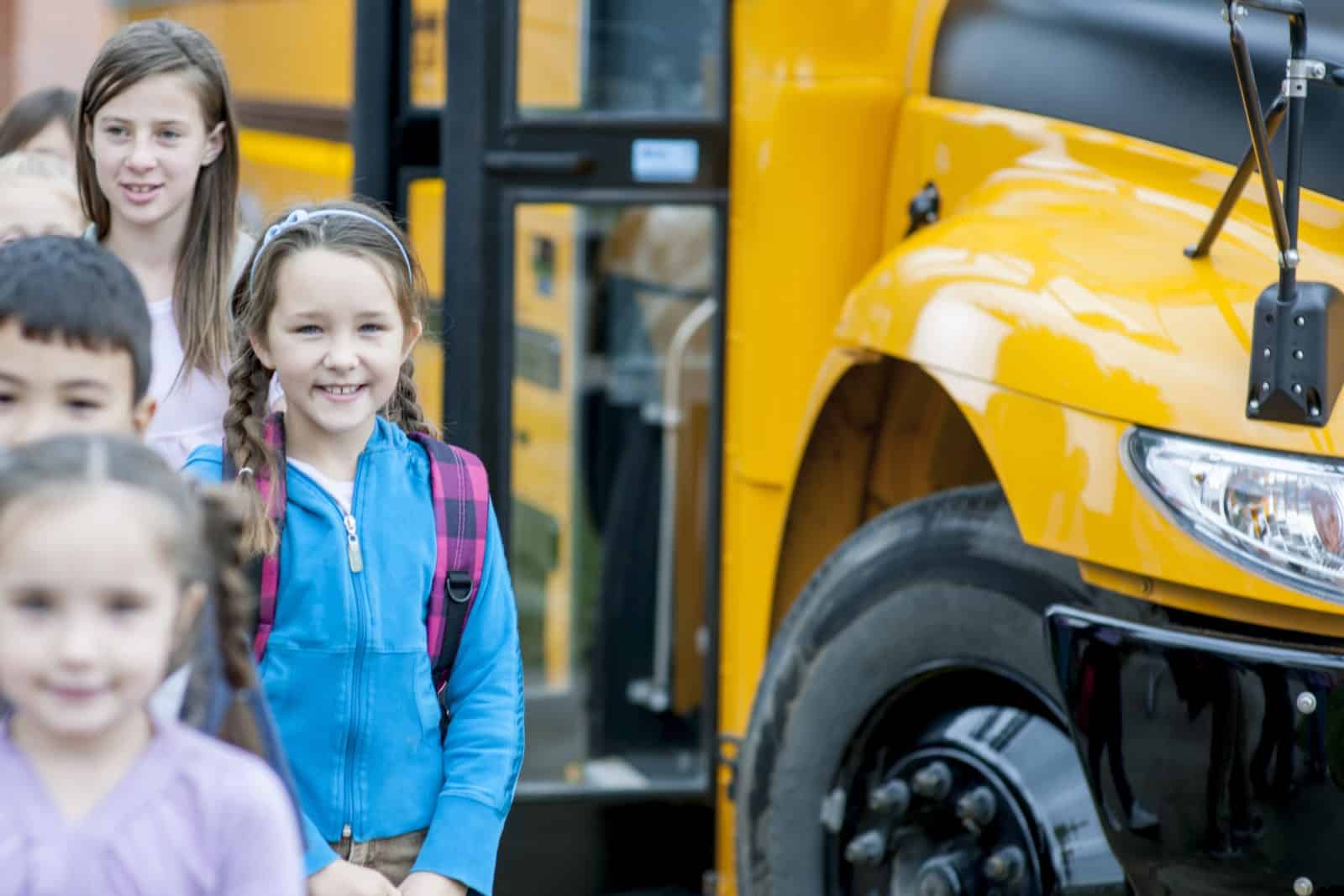 Children Arriving at School