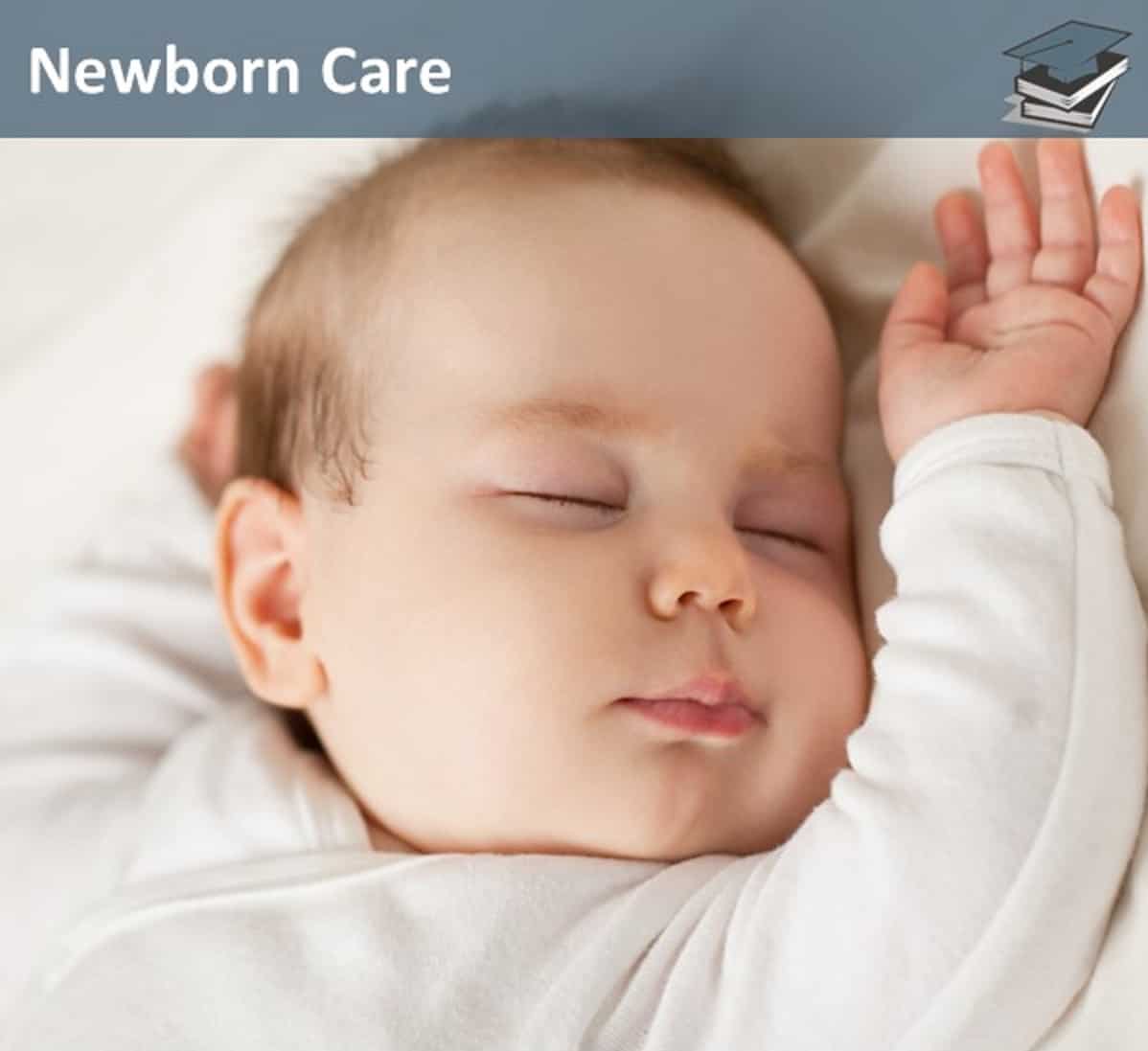 newborn care photo of an infant