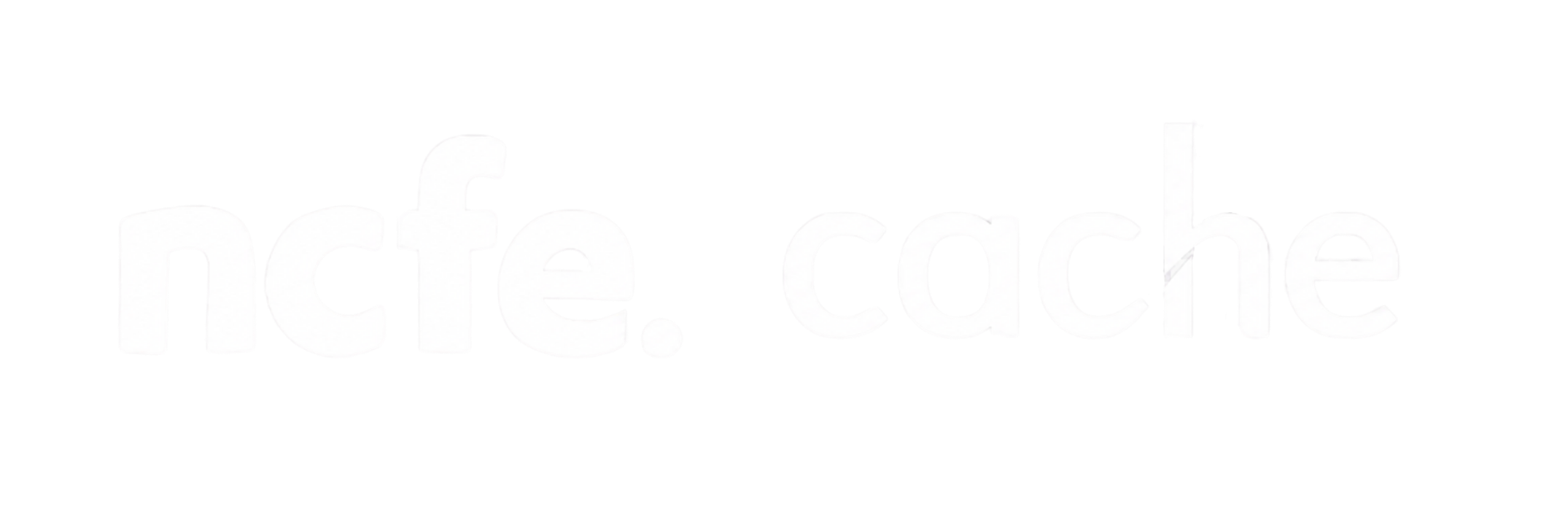 ncfe cache logo white transparent